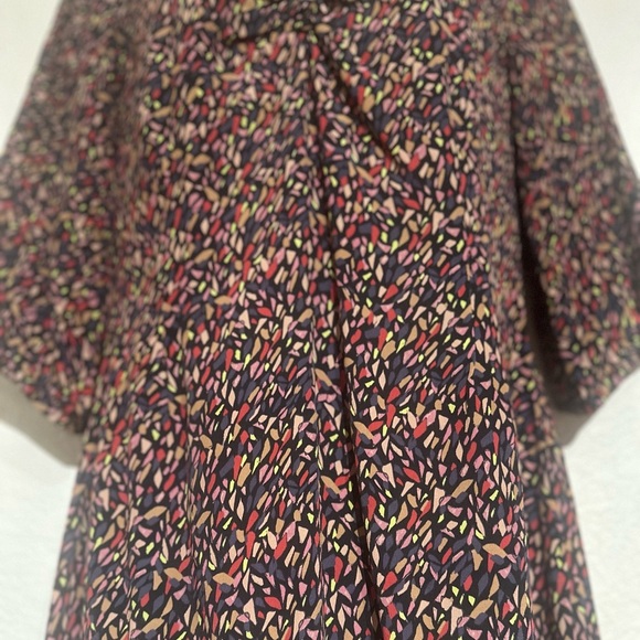 KACHEL X Anthropologie | Abstract 3/4 sleeve Dress size 6 - Picture 4 of 7